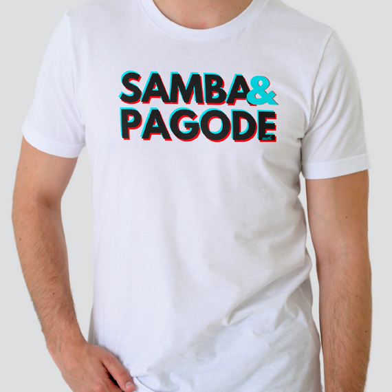 Camiseta Clássica Masculina - Samba e Pagode