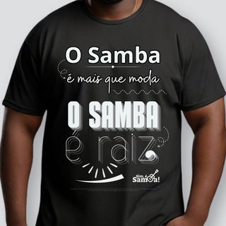 Nome do produtoCamiseta Plus Size - O Samba é Mais Que Moda