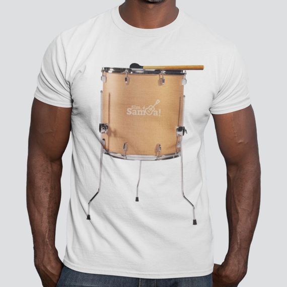 Camiseta Quality Masculina - Surdo Sim é Samba