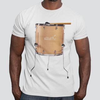 Nome do produtoCamiseta Quality Masculina - Surdo Sim é Samba