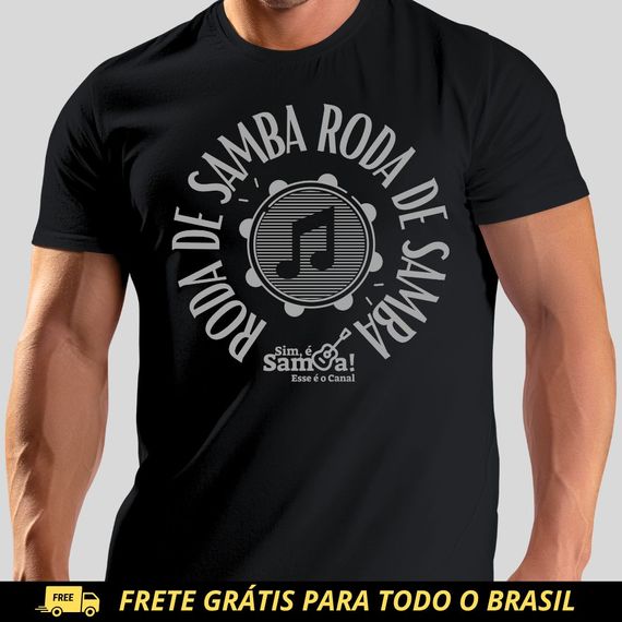 Camiseta Quality Masculina - Roda de Samba