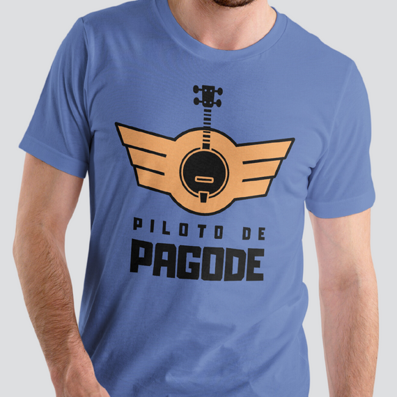 Camiseta Estonada Masculina - Piloto de Pagode
