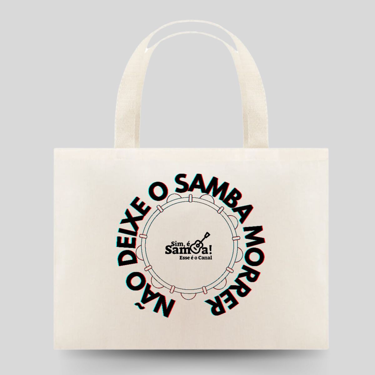 Nome do produto: Eco Bag Grande - Não Deixe o Samba Morrer