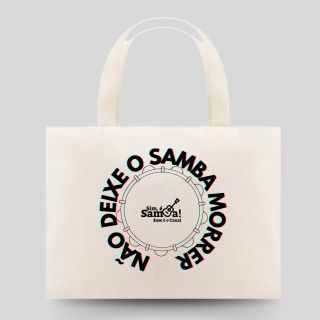 Eco Bag Grande - Não Deixe o Samba Morrer