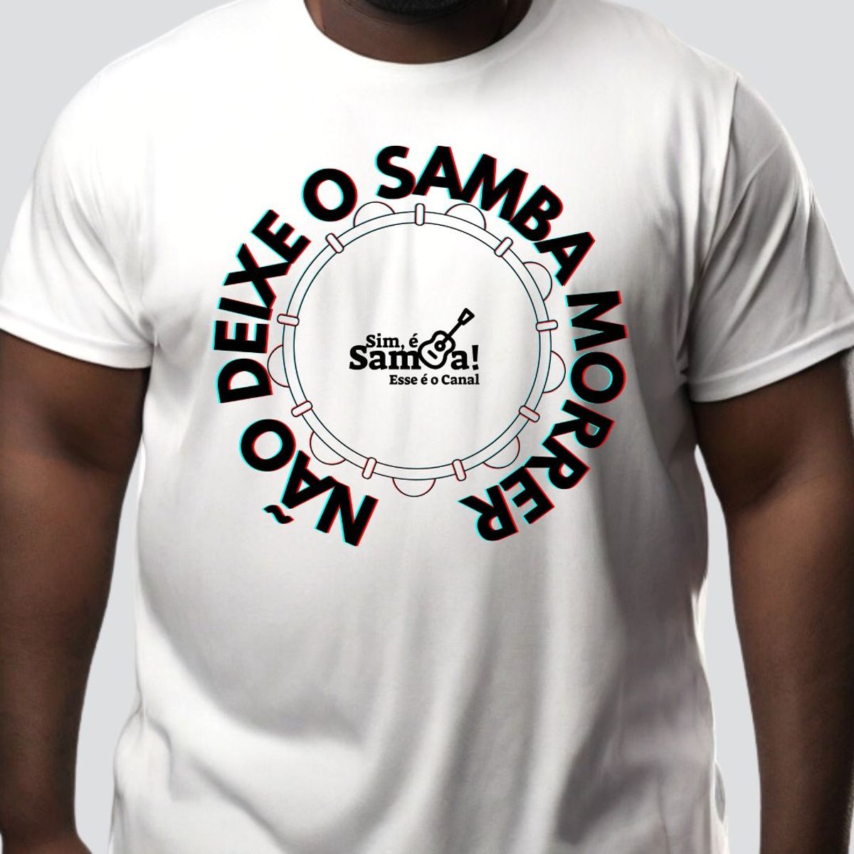 Nome do produto: Camiseta Plus Size - Não Deixe o Samba Morrer