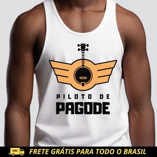 Nome do produtoCamiseta Regata Masculina - Piloto de Pagode