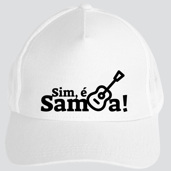 Boné Americano com Tela - Sim é Samba
