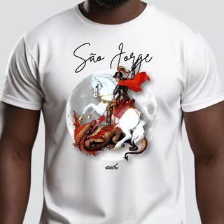 Camiseta Masculina - São Jorge Sim é Samba