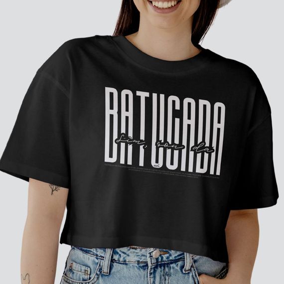 Camisa Cropped Feminina - Sou da Batucada