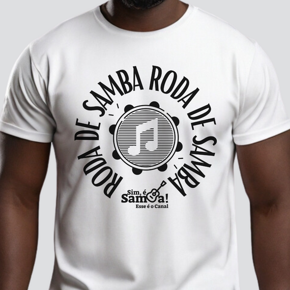Camiseta Quality Masculina - Roda de Samba