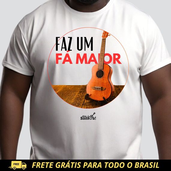 Camiseta Plus Size - Faz Um Fá Maior