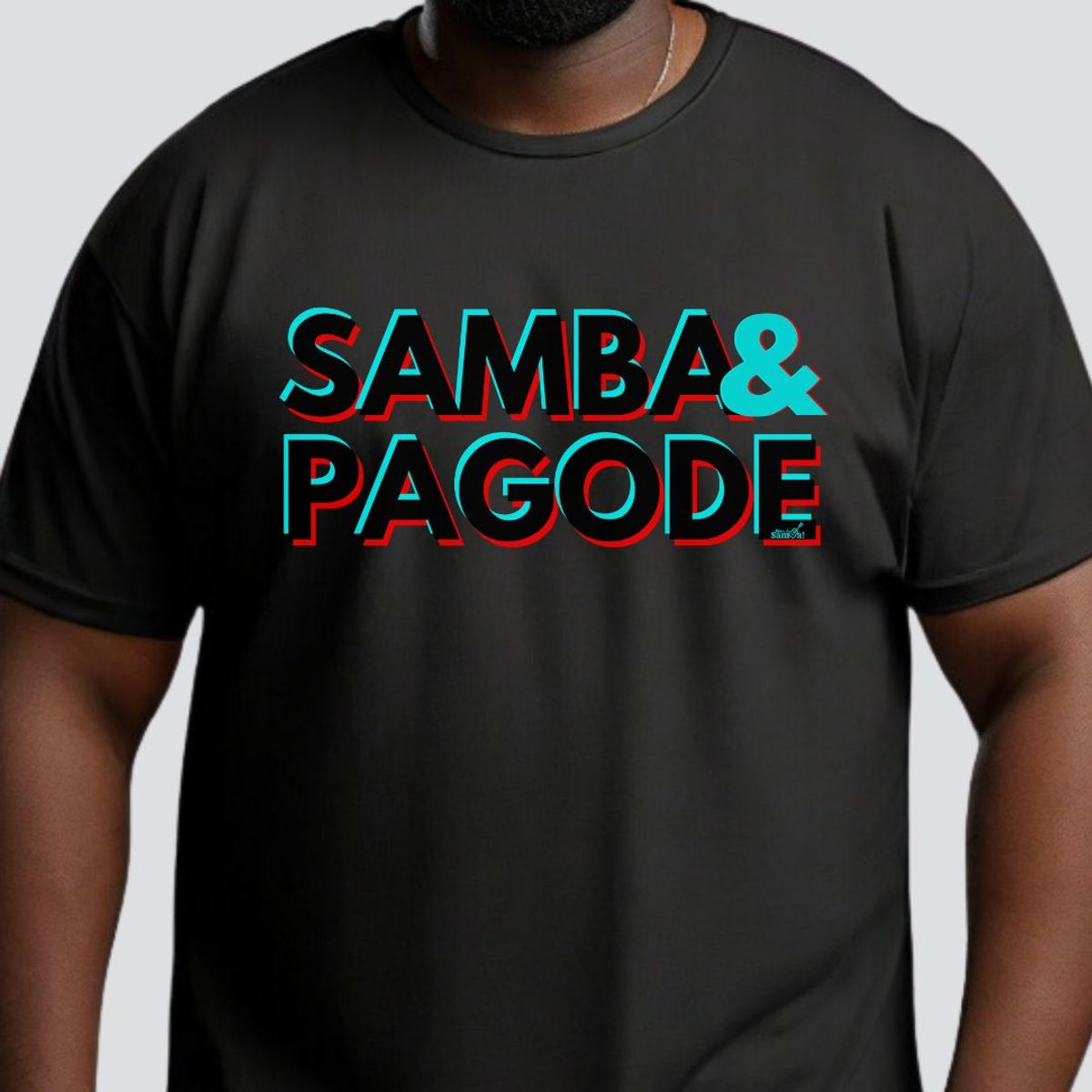 Nome do produto: Camiseta Plus Size - Samba e Pagode
