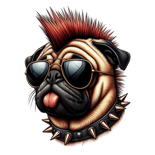 Nome do produtoCamiseta - A Pug Rocker Night!