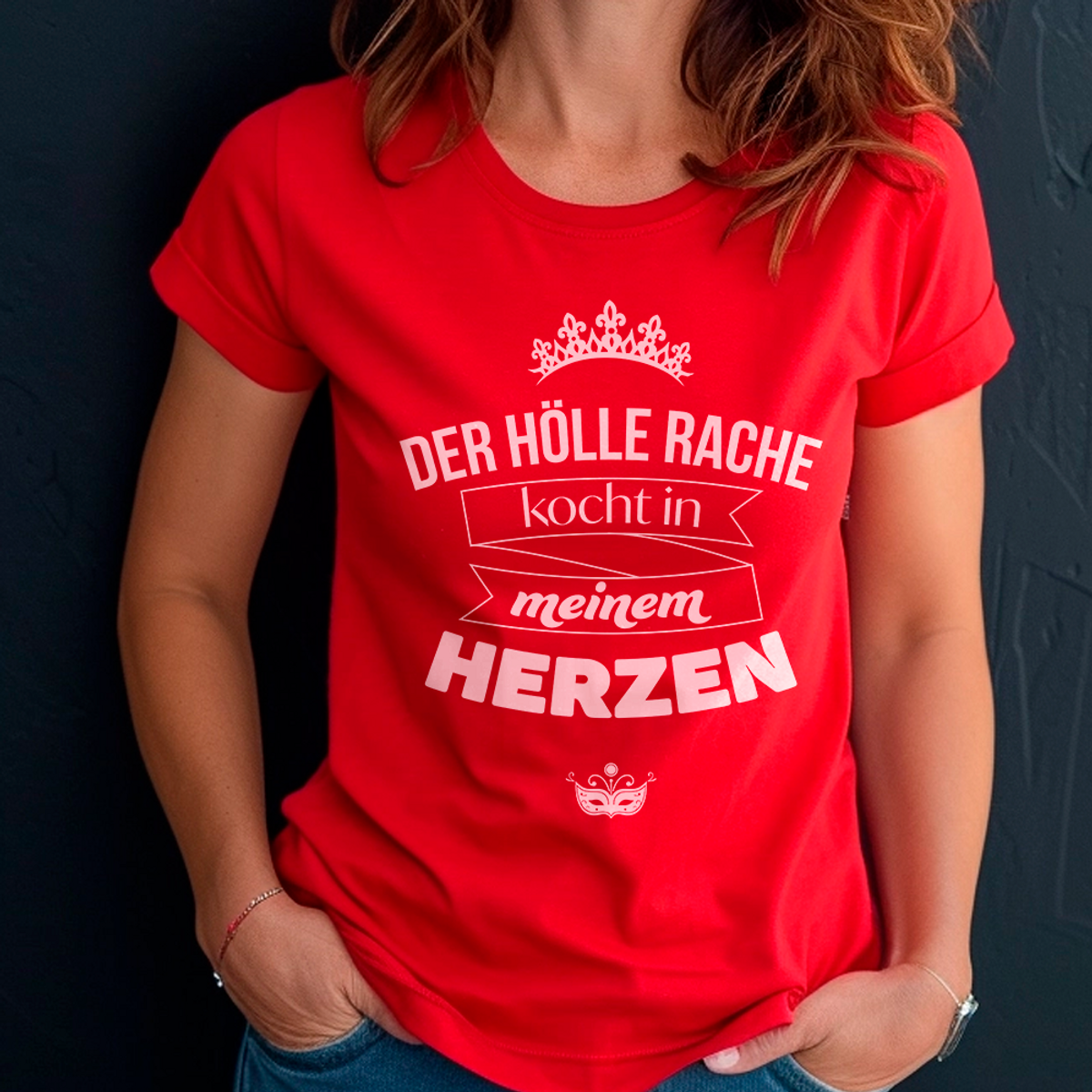 Nome do produto: Der Hölle Rache - Vocais Visuais - Camiseta Premium