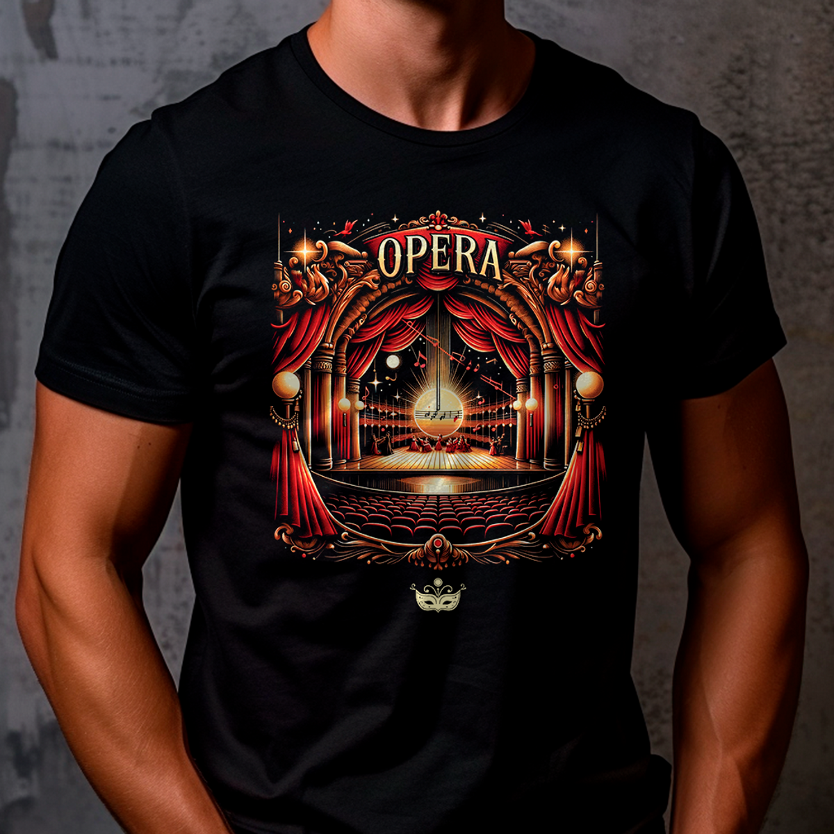 Nome do produto: Espírito da Ópera - Camiseta Premium