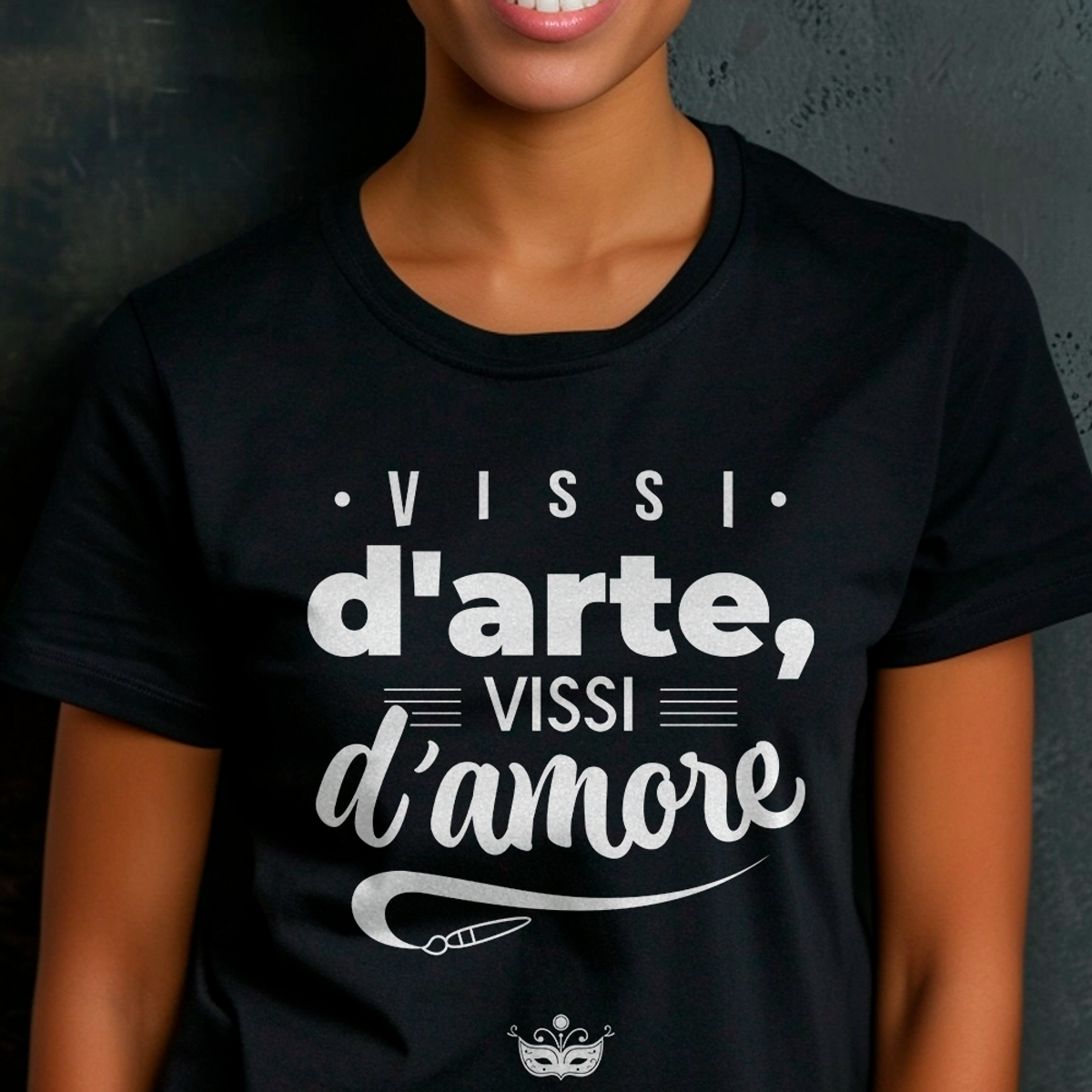 Nome do produto: Vissi D\'arte, Vissi D\'Amore - Vocais Visuais - Camiseta Premium