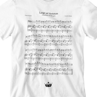 Partitura Figaro (Largo al Factotum) - Árias em Algodão - Camiseta Premium