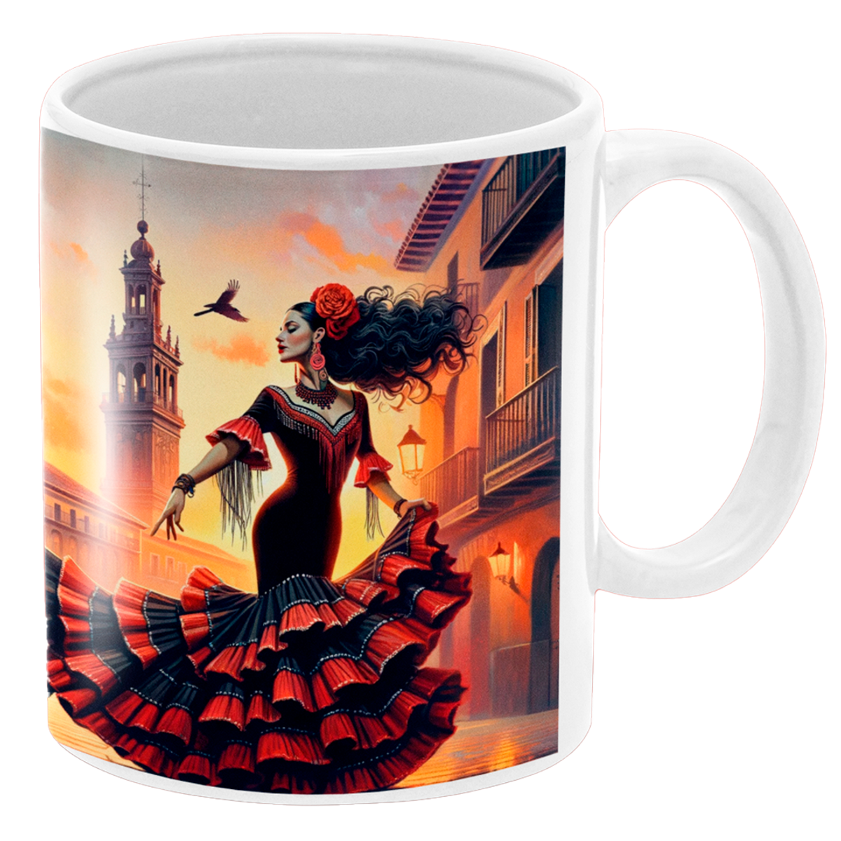 Nome do produto: Caneca Flamenco - Carmen