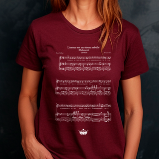 Partitura Habanera Escura - Árias em Algodão - Camiseta Premium