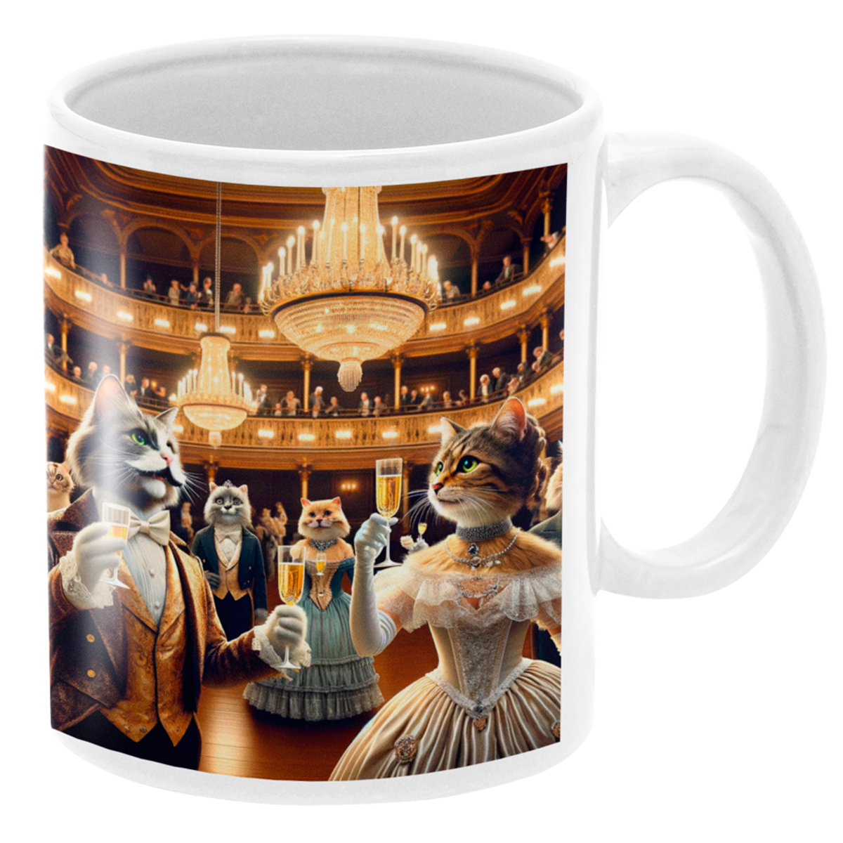 Nome do produto: Caneca Gatíssimo Brindisi - La Traviata