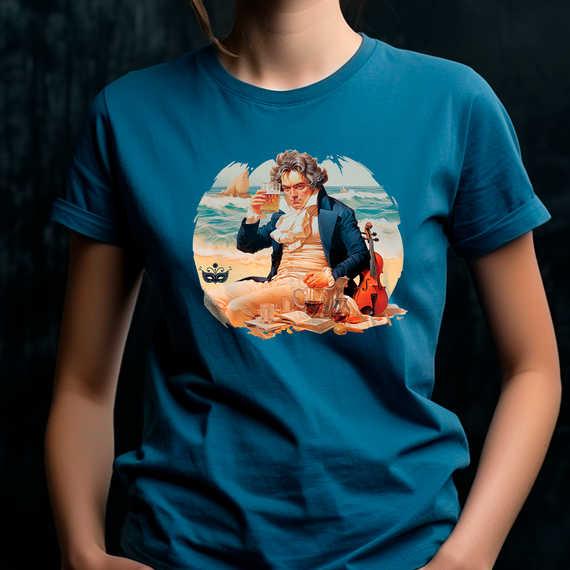 Beethoven on the Beach - Ópera na Praia - Camiseta Pima