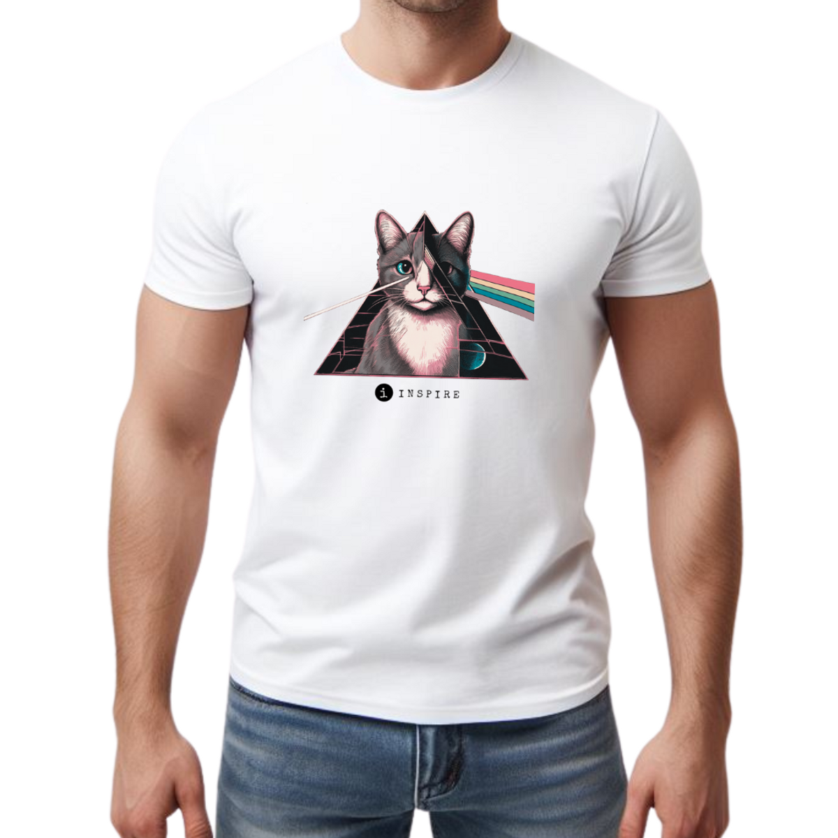 Nome do produto: Camiseta Cat Side Of The Moon Inspire - PRIME (w)