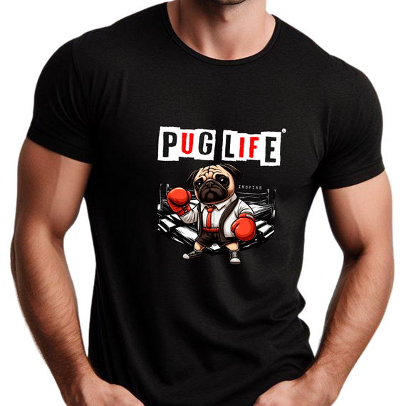 Camiseta Pug Life - Quality (k)