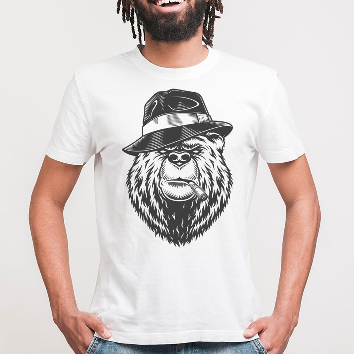 Nome do produto: Camiseta Bear Gangster