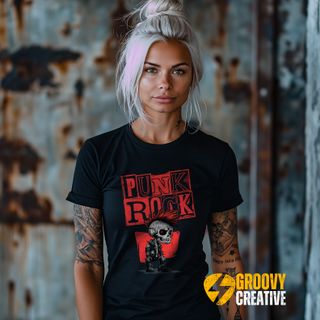 Punk Rock Skull-BabyLong-Quality