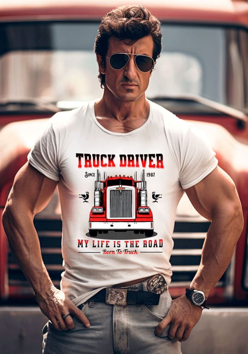 Nome do produto: Camiseta Truck Driver