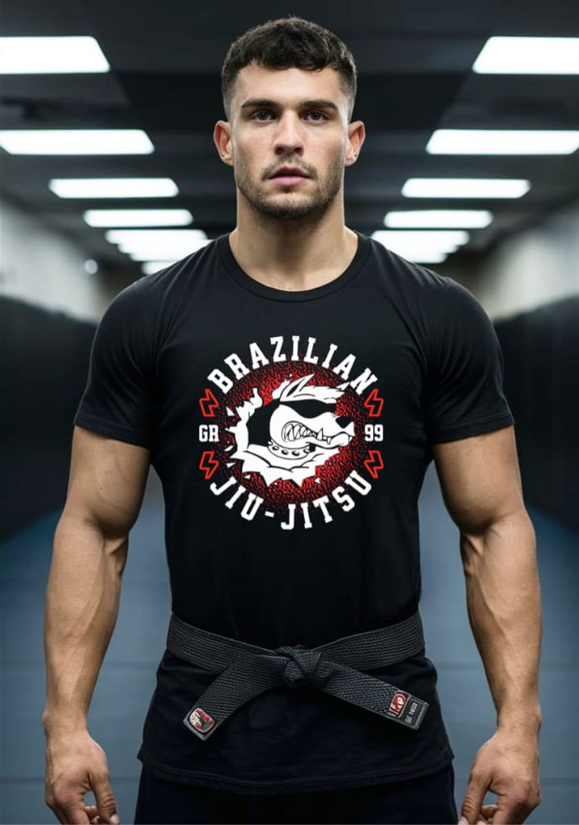 Nome do produto: Camiseta Brazilian Jiu Jitsu - Gile Ribeiro