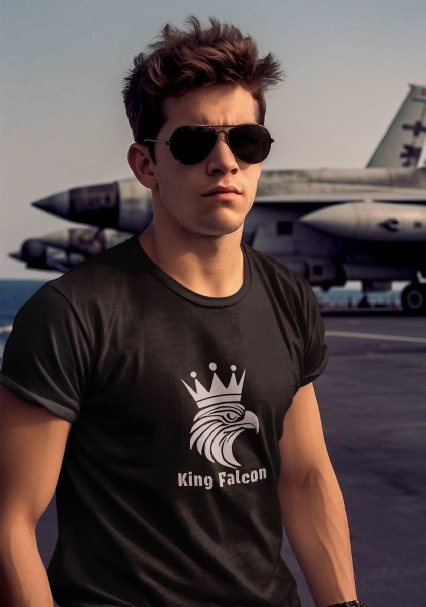 Nome do produto: Camiseta King Falcon - Fio Peruano 