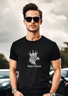 Nome do produtoCamiseta King Falcon Cenral C/Escrita em Algodão Prime