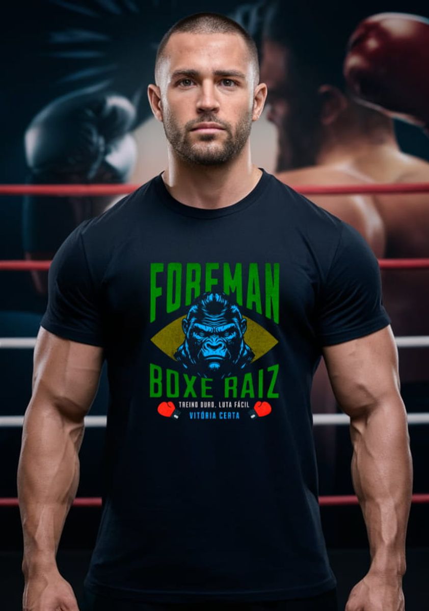 Nome do produto: Camiseta Boxe Raiz - Foreman