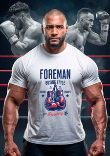 Camiseta Luvas del Boxe - Foreman