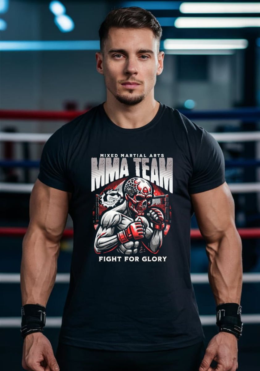 Nome do produto: Camiseta MMA Team - Gile Ribeiro