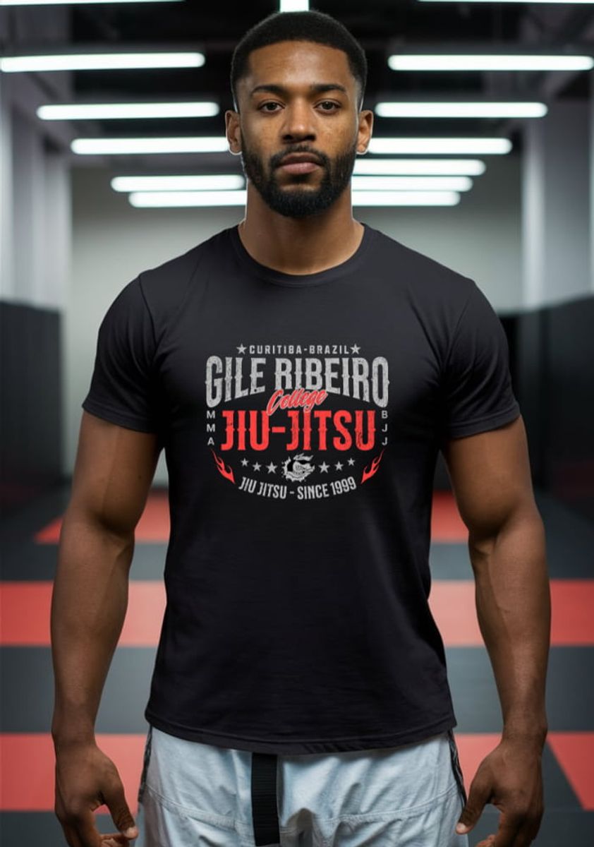 Nome do produto: Camiseta Jiu Jitsu - Gile Ribeiro