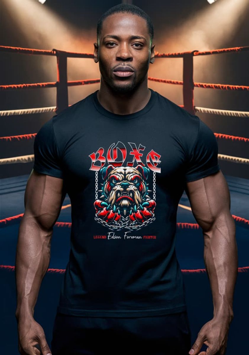 Nome do produto: Camiseta Boxe Dog - Foreman