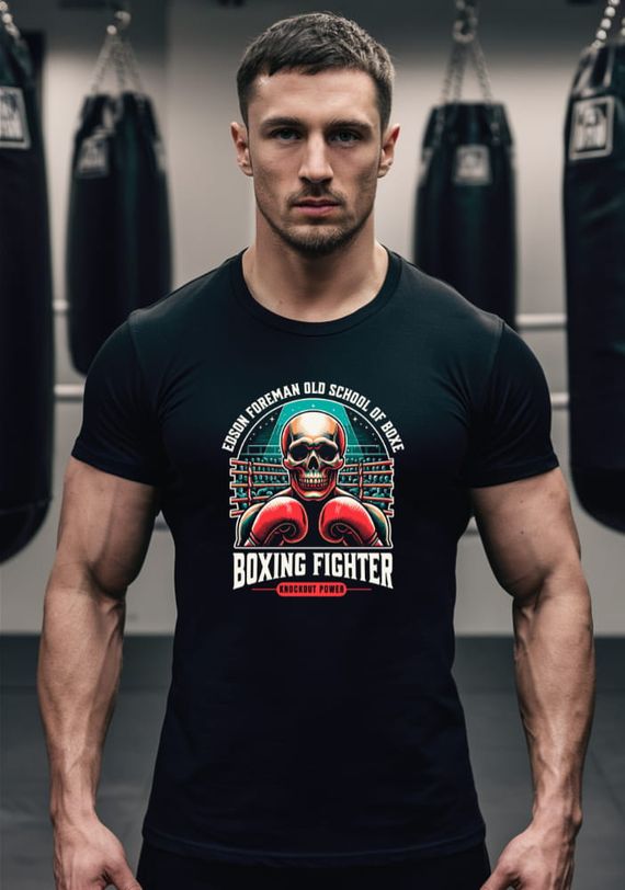 Camiseta Skull Boxe - Foreman