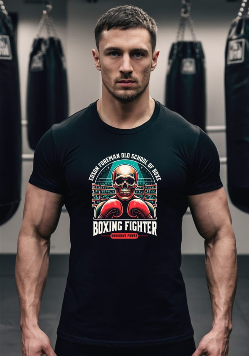 Nome do produto: Camiseta Skull Boxe - Foreman