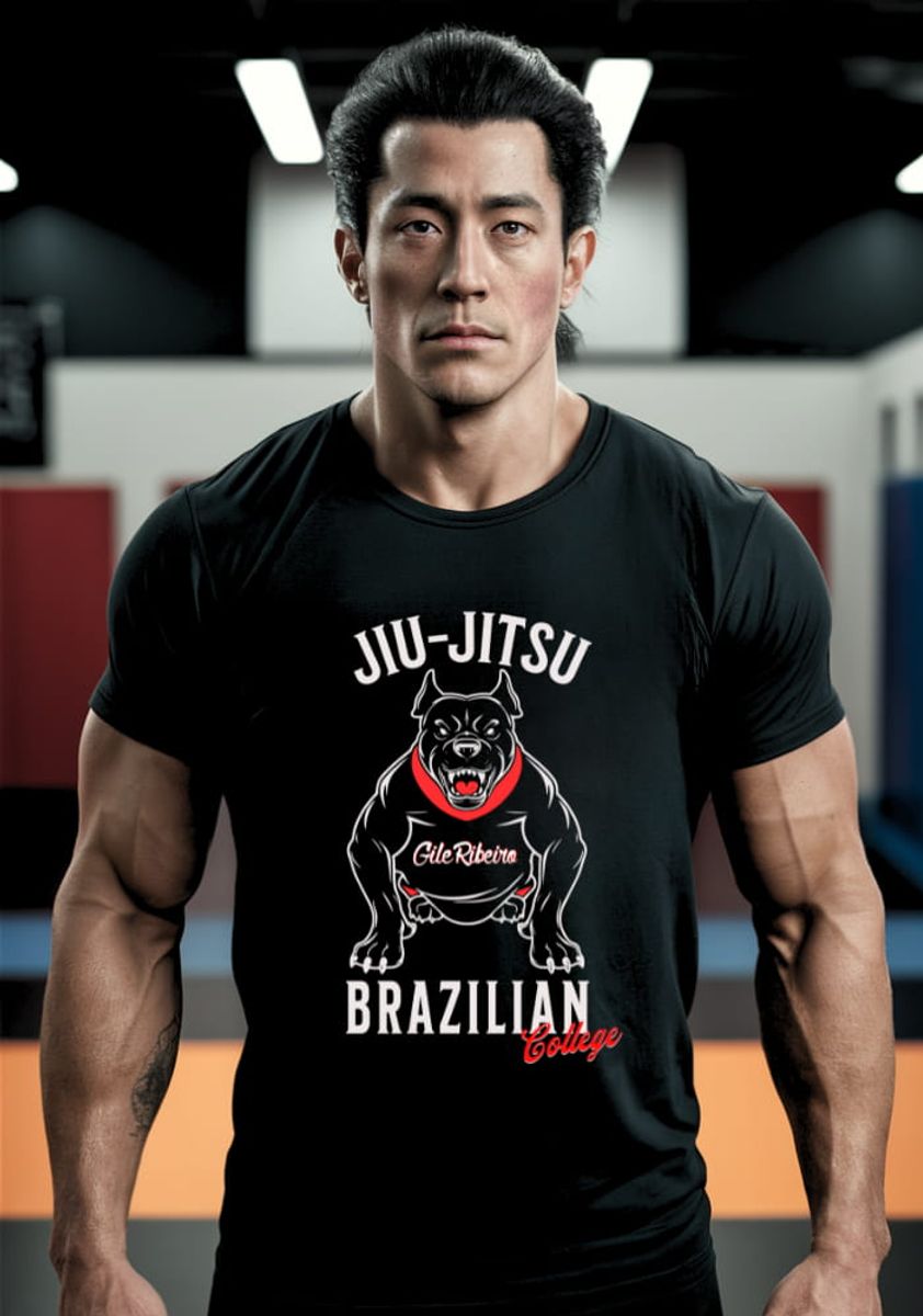 Nome do produto: Camiseta Jiu Jitsu  - Gile Ribeiro