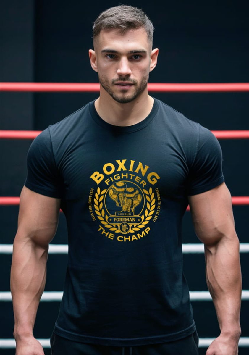 Nome do produto: Camiseta Boxe Fighter - Foreman