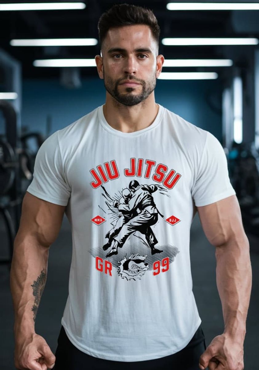 Nome do produto: Camiseta Jiu Jitsu - Gile Ribeiro