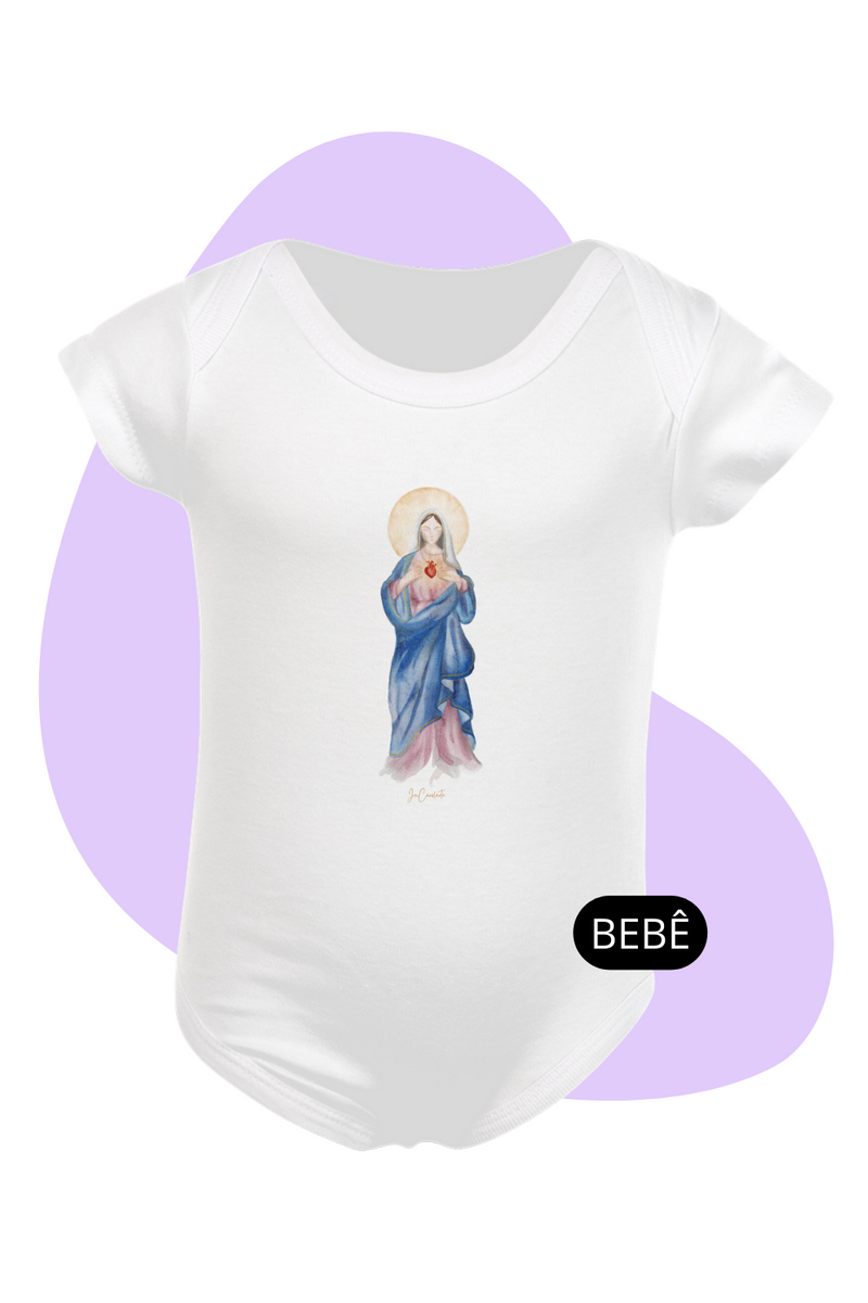 Nome do produto: Body Infantil - Mãezinha do Sagrado Coração