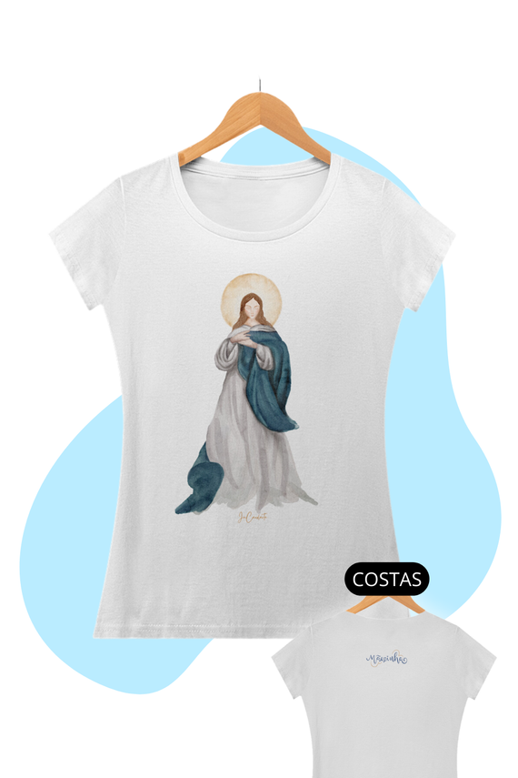 Camiseta Feminina - Mãezinha da Imaculada Conceição #01