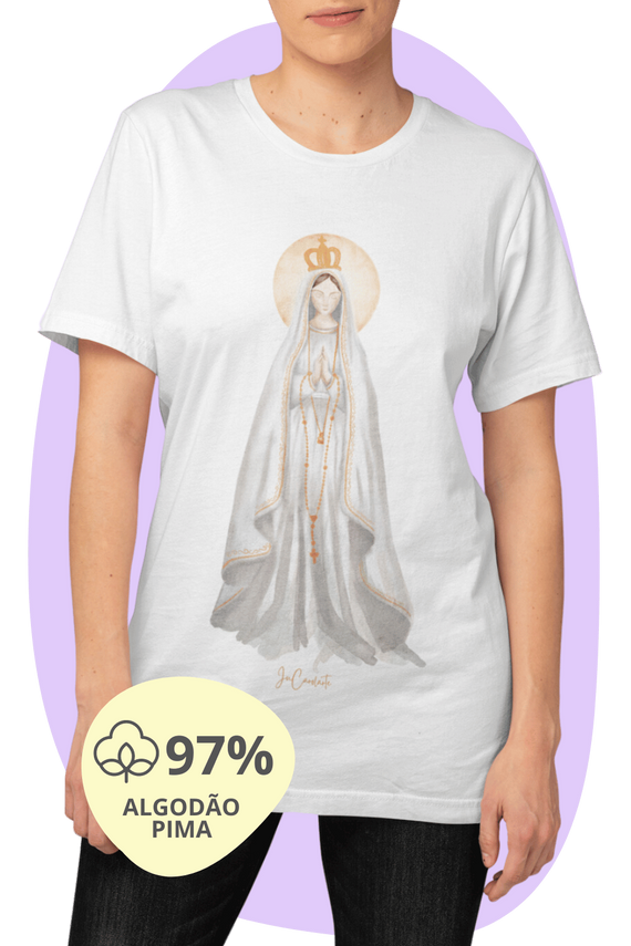 Camiseta Pima - Mãezinha de Fátima #01