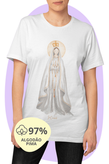 Nome do produtoCamiseta Pima - Mãezinha de Fátima #01