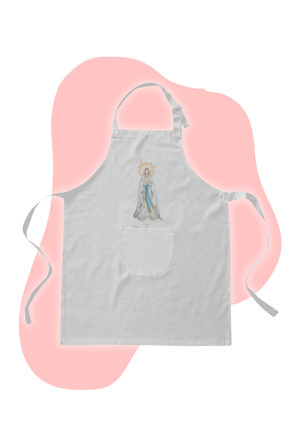 Avental Mãezinha de Lourdes