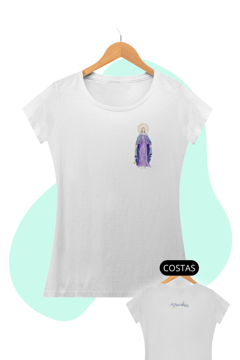 Nome do produto: Camiseta Feminina - Mãezinha das Lagrimas #02