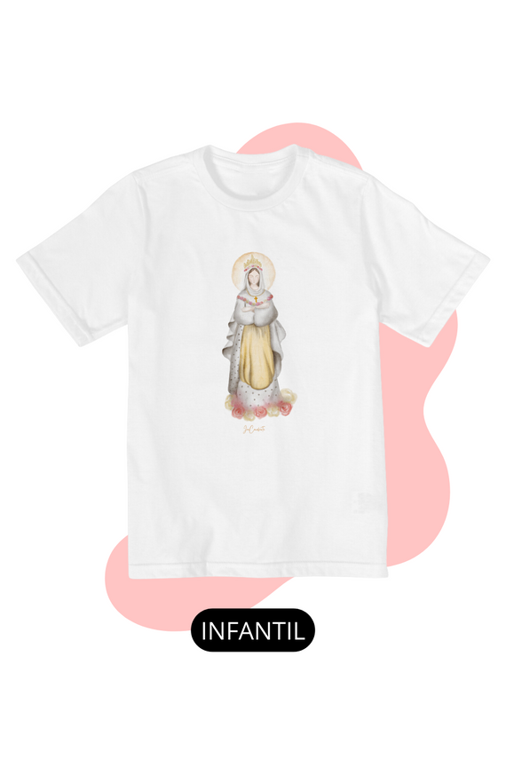 Camiseta Infantil - Mãezinha de La Sallete